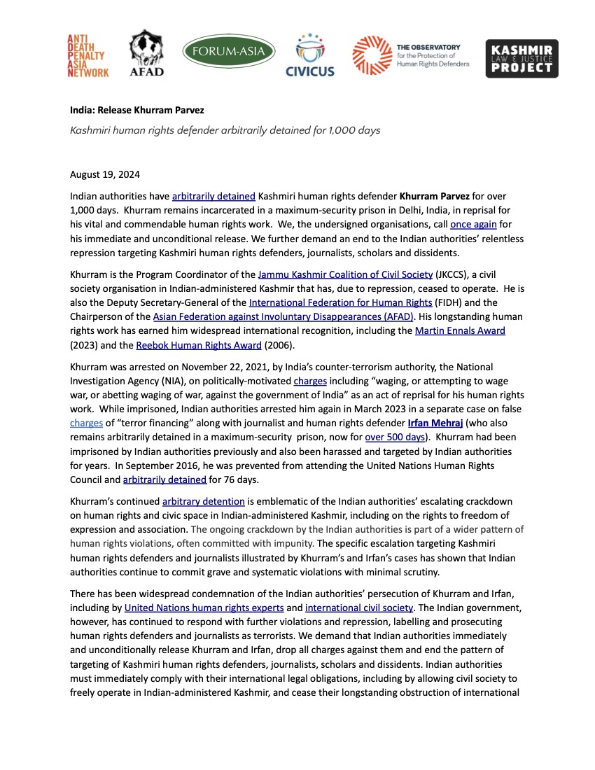 Statement_Khurram_Parvez_1000_Days_August_2024_v.5.docx